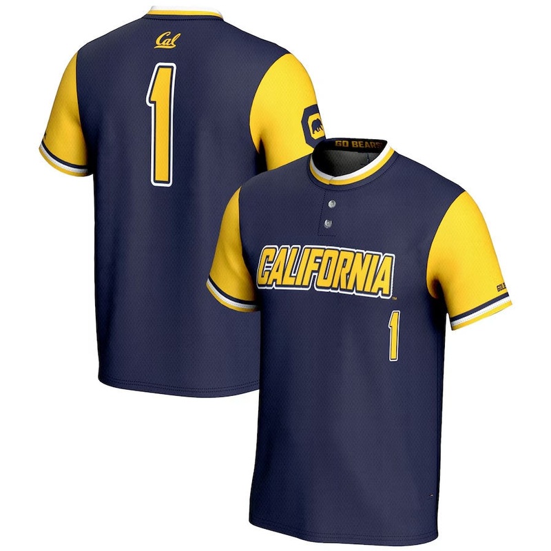 #1 C.Bears GameDay Greats Lightweight Softball Jersey – Navy American College Jerseys