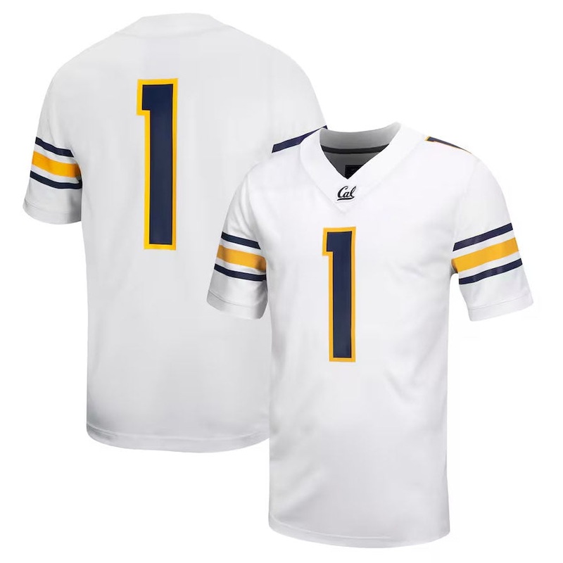 #1 C.Bears Untouchable Football Jersey C White American College Jerseys