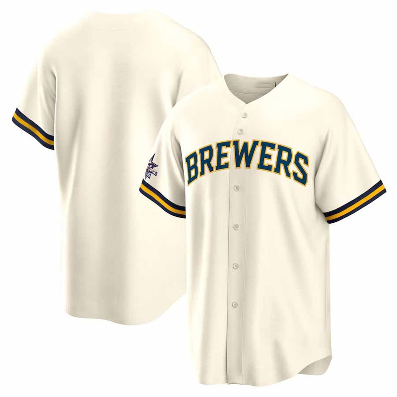 Milwaukee Brewers 2025 All-Star Game Home Replica Jersey – Cream Stitched Baseball Jersey