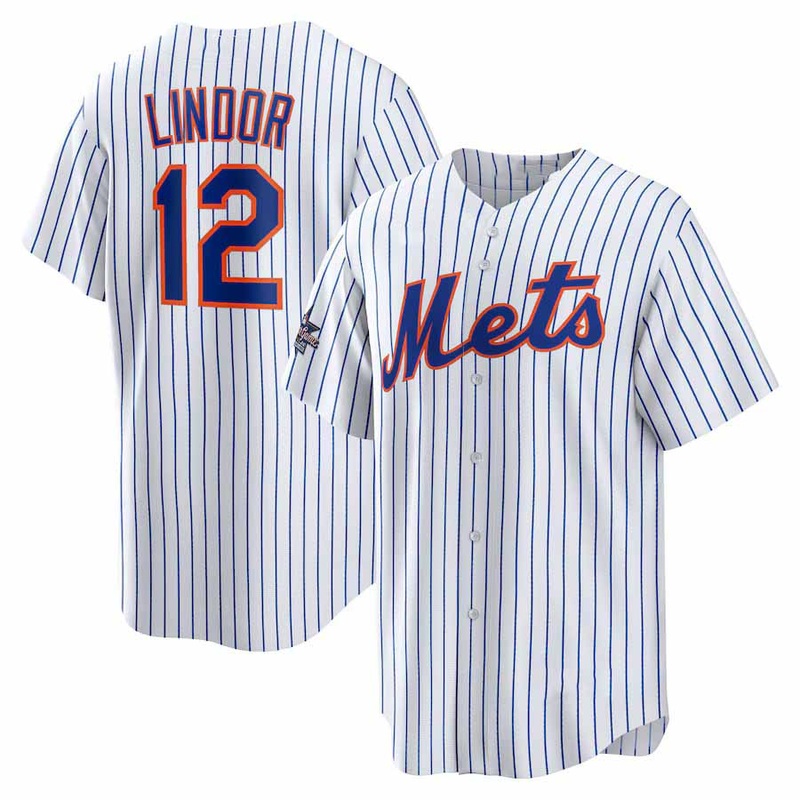 New York Mets #12 Francisco Lindor 2025 All-Star Game Home Replica Player Jersey – White Stitched Baseball Jersey
