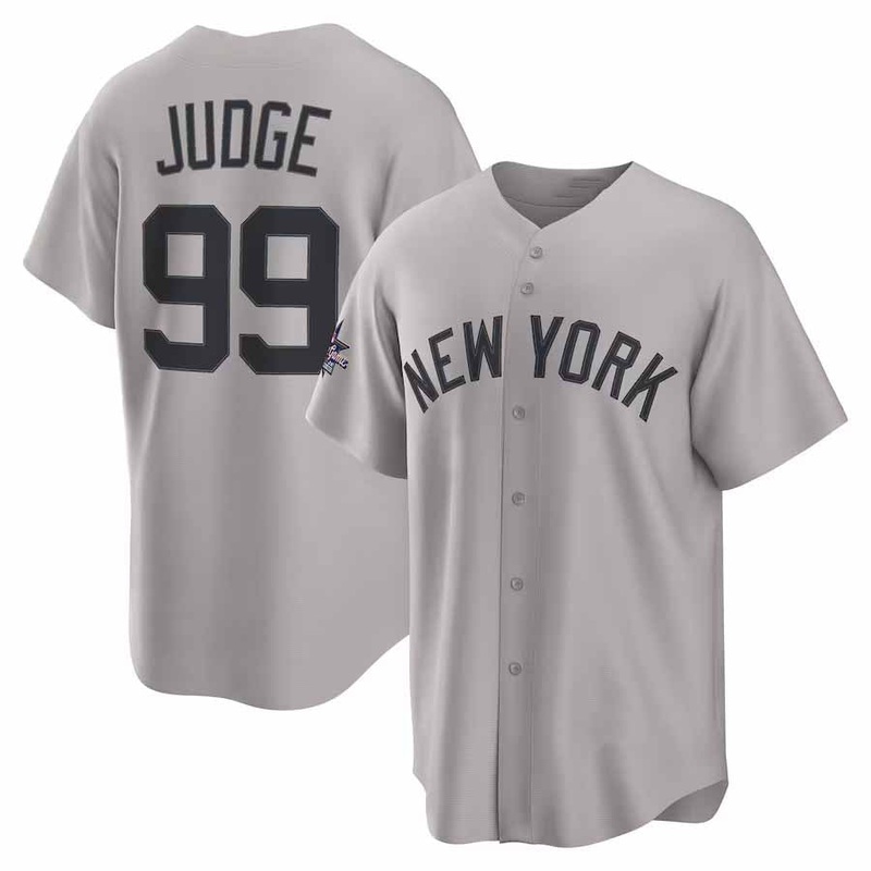 New York Yankees #99 Aaron Judge 2025 All-Star Game Road Limited Player Jersey – Gray Stitched Baseball Jersey