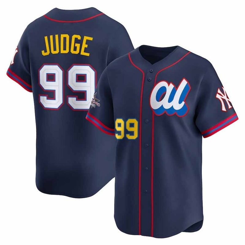 New York Yankees #99 Aaron Judge American League 2025 All-Star Edition Limited Player Jersey – Navy Baseball Jersey