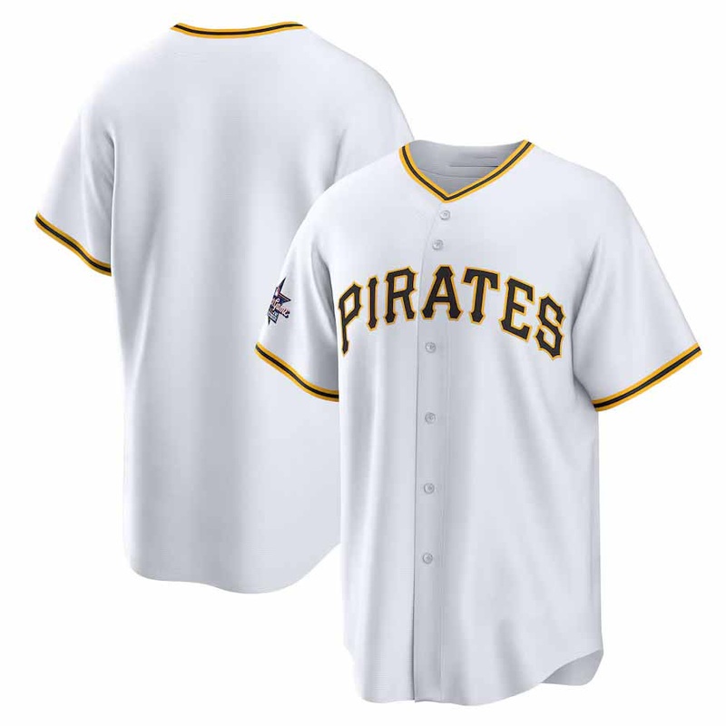 Pittsburgh Pirates 2025 All-Star Game Home Replica Jersey – White Stitched Baseball Jersey