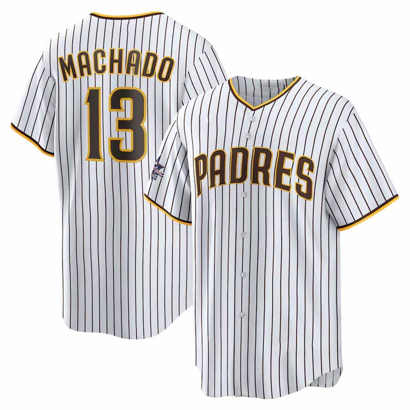 San Diego Padres #13 Manny Machado 2025 MLB All-Star Game Home Replica Player Jersey – White Stitched Baseball Jersey