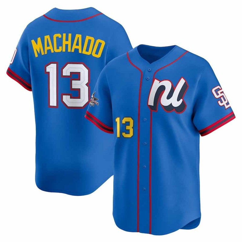 San Diego Padres #13 Manny Machado National League 2025 All-Star Edition Limited Player Jersey – Blue Baseball Jersey