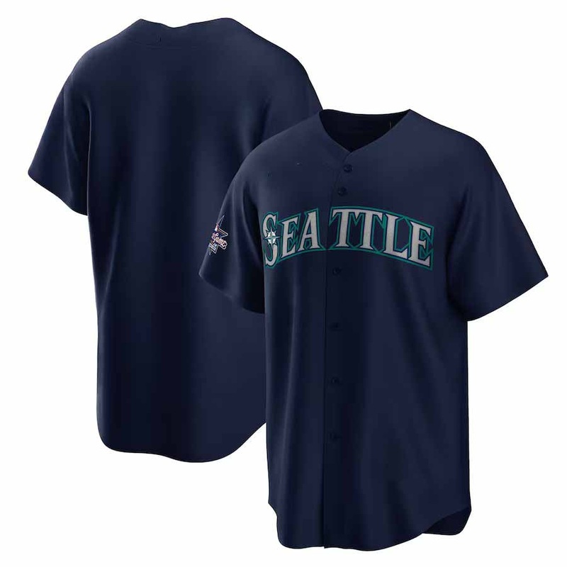 Seattle Mariners 2025 All-Star Game Away Replica Jersey – Navy Stitched Baseball Jersey