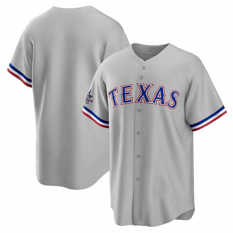 Texas Rangers 2025 All-Star Game Away Replica Jersey – Gray Stitched Baseball Jersey