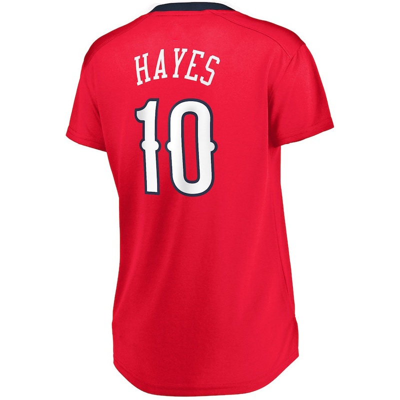 NO.Pelicans #10 Jaxson Hayes Fanatics Branded Women’s Fast Break Replica Jersey Red Statement Edition Stitched American Basketball Jersey