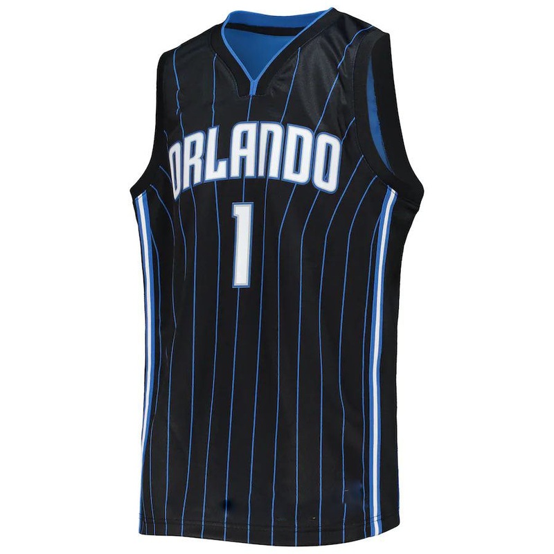 O.Magic #1 Jonathan Isaac 2021-22 Diamond Swingman Jersey Black Icon Edition Stitched American Basketball Jersey