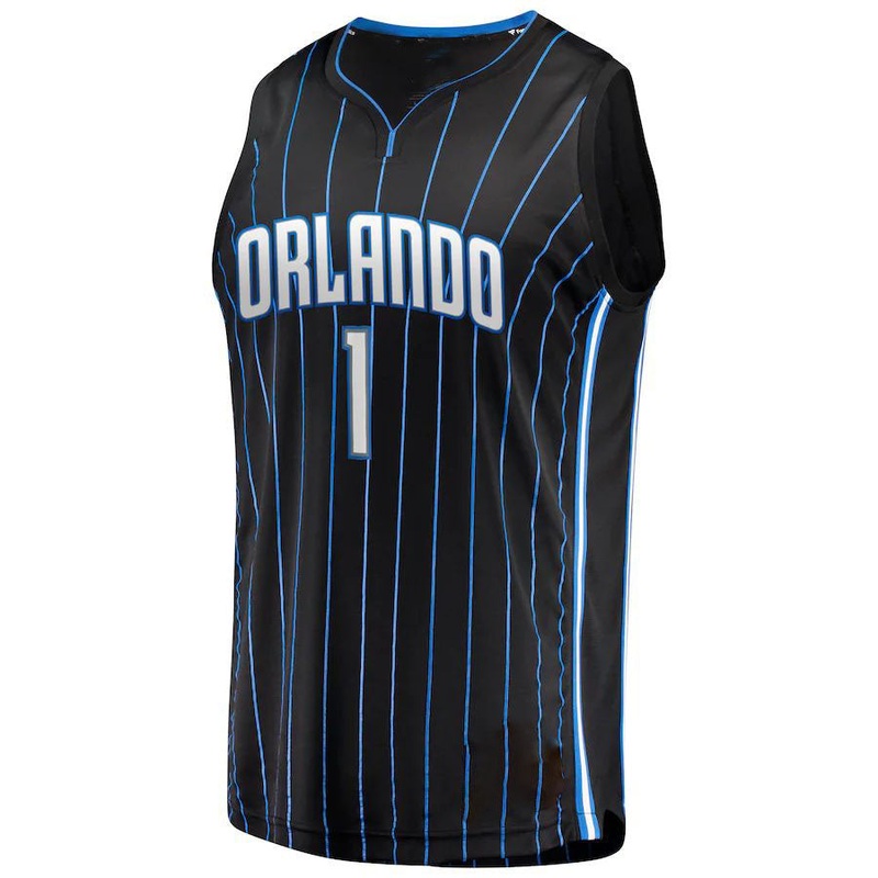 O.Magic #1 Jonathan Isaac Fanatics Branded  2019 Fast Break Jersey Icon Edition Black Stitched American Basketball Jersey