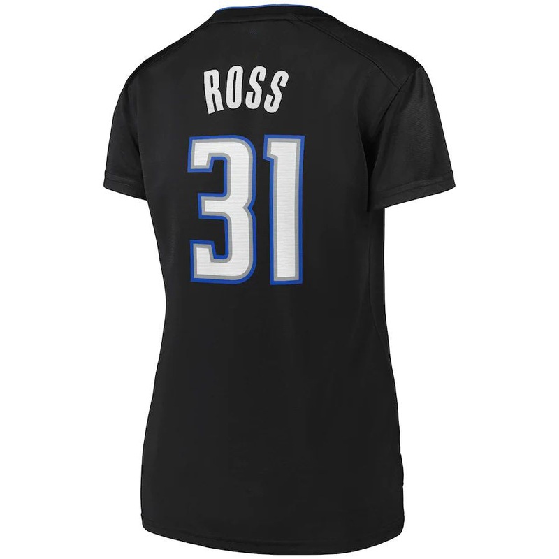 O.Magic #31 Terrence Ross Fanatics Branded Women’s Fast Break Road Player Jersey Black Stitched American Basketball Jersey