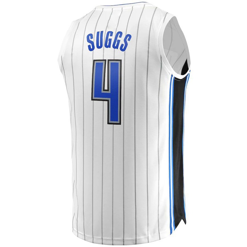 O.Magic #4 Jalen Suggs Fanatics Branded 2022-23 Fast Break Replica Jersey White Association Edition Stitched American Basketball Jersey