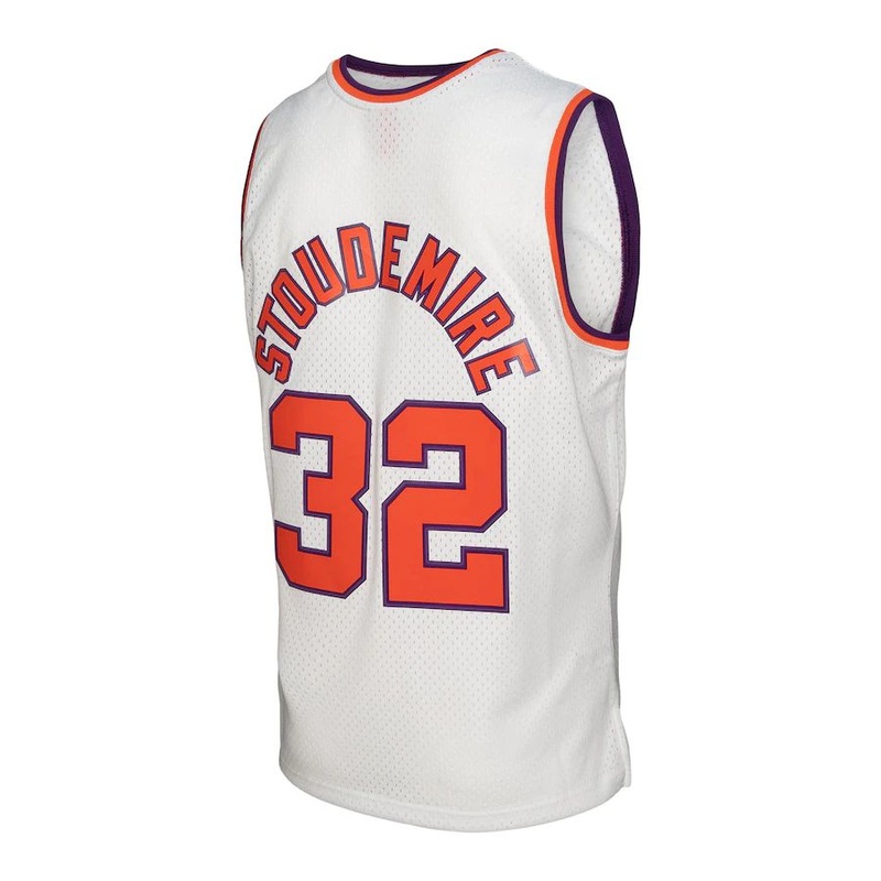 P.Suns #32 Amar’e Stoudemire Mitchell & Ness 2002-03 Hardwood Classics Swingman Jersey White White Stitched American Basketball Jersey