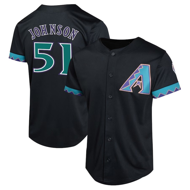 Arizona Diamondbacks #51 Randy Johnson Cooperstown Collection Limited Player Jersey – Black Stitched Baseball Jersey