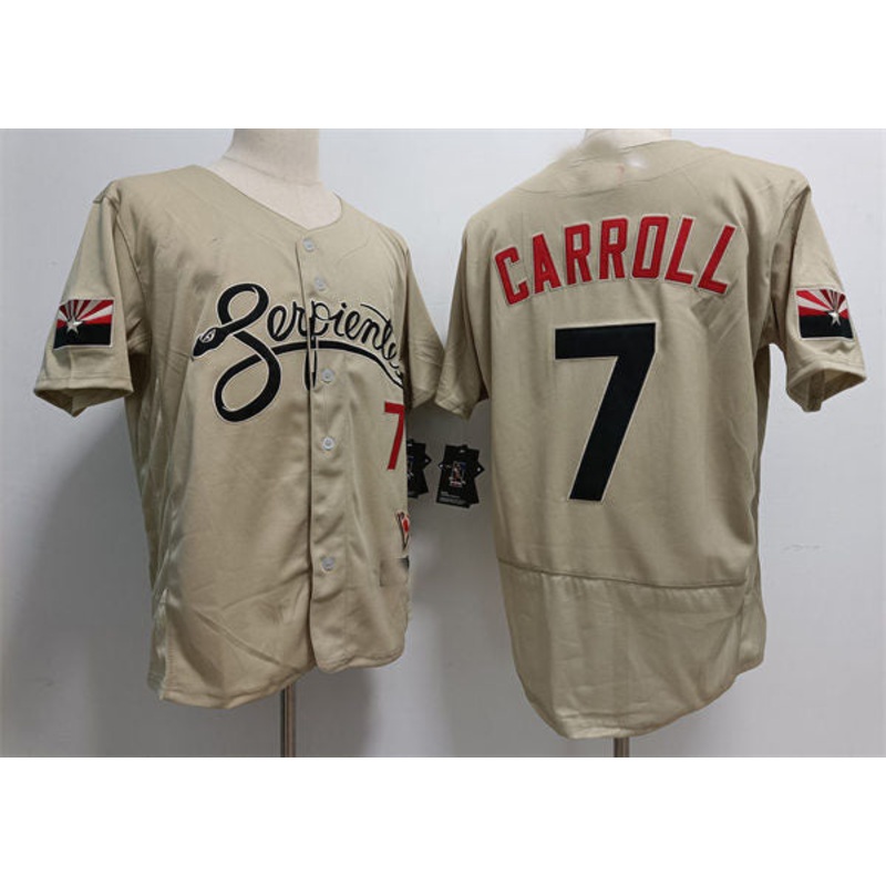 Arizona Diamondbacks #7 Corbin Carroll Tan City Connect Baseball Jersey