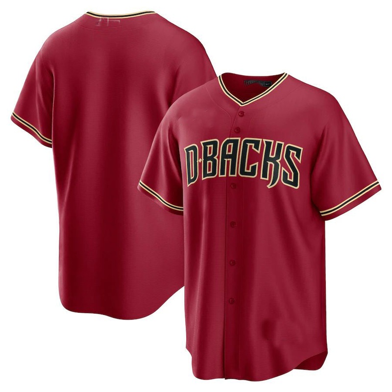 Arizona Diamondbacks Alternate Replica Team Jersey – Red Stitches Baseball Jerseys