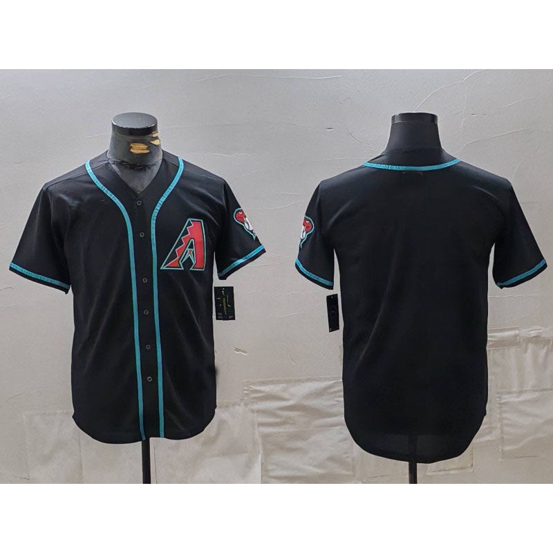 Arizona Diamondbacks Blank Black Cool Base Limited Stitched Baseball Jerseys