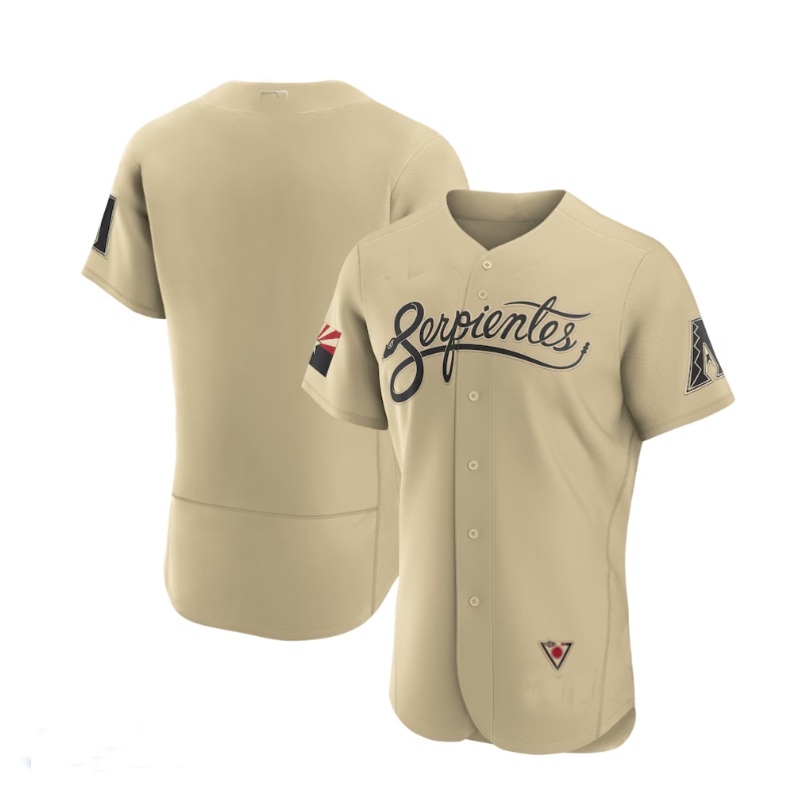 Arizona Diamondbacks City Connect Authentic Jersey – Gold Stitches Baseball Jerseys