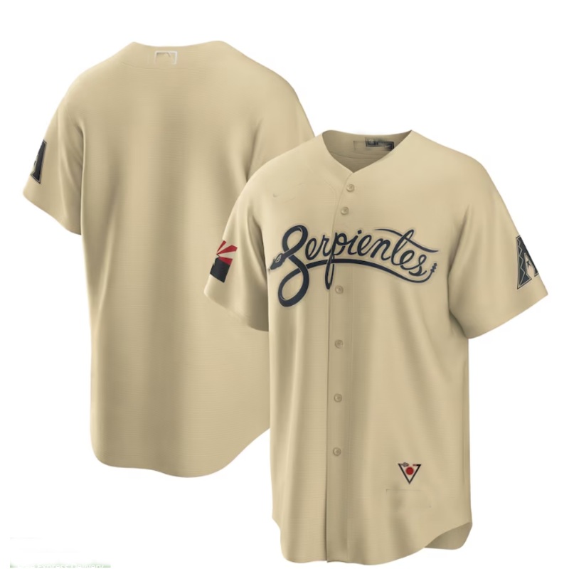 Arizona Diamondbacks City Connect Replica Jersey – Gold Stitches Baseball Jerseys
