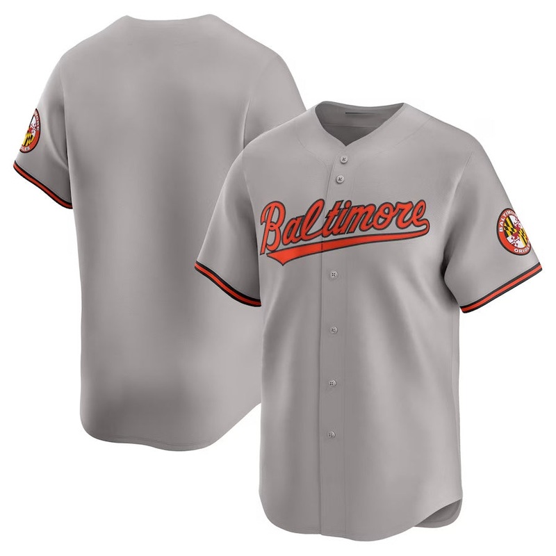 Baltimore Orioles Road Limited Jersey – Gray Stitched Baseball Jersey