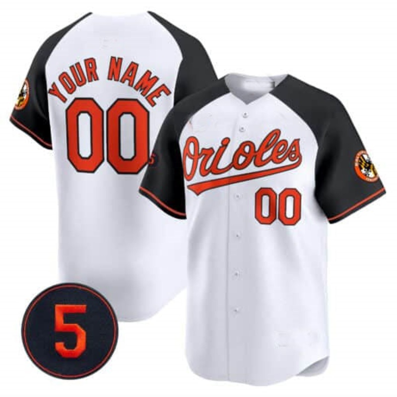 Custom Baltimore Orioles Robinson Patch Vapor Premier Limited V2C All Stitched Baseball Jersey