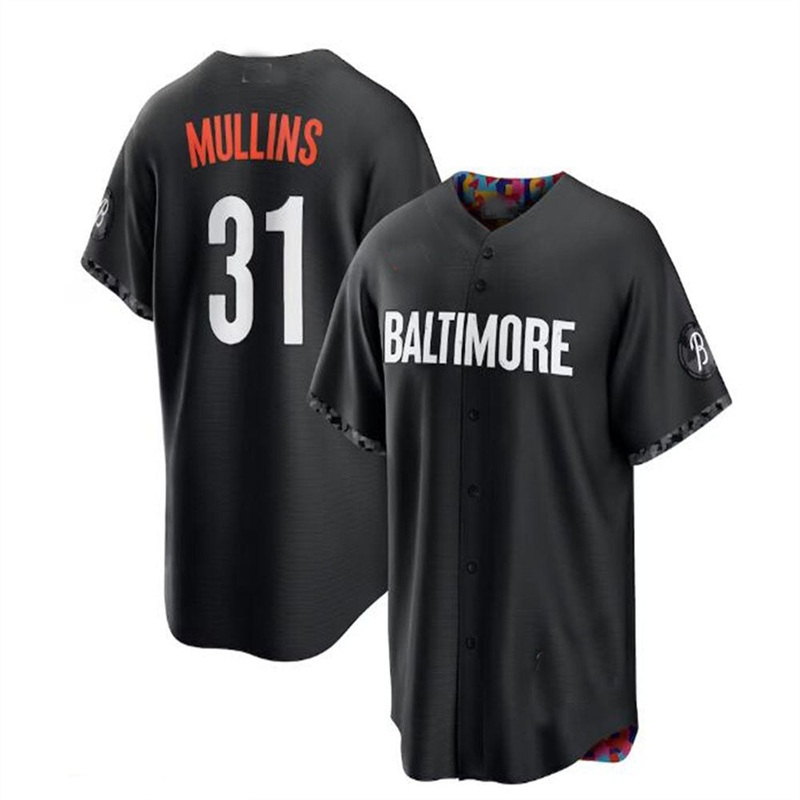 Baltimore Orioles #31 Cedric Mullins 2023 City Connect Replica Player Jersey – Black Baseball Jerseys