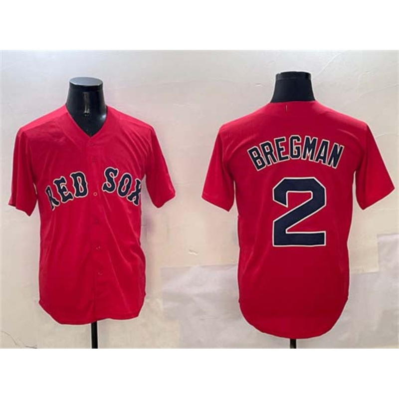 Boston Red Sox #2 Xander Bogaerts Red Cool Base Stitched Baseball Jersey