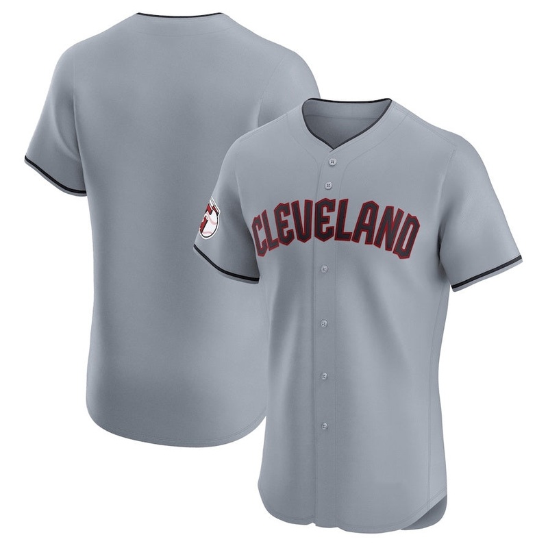 Cleveland Guardians Alternate Vapor Premier Elite Patch Jersey – Gray American Baseball Jerseys