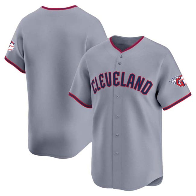 Cleveland Guardians Blank Gray 2025 Alternate Limited Stitched Baseball Jersey