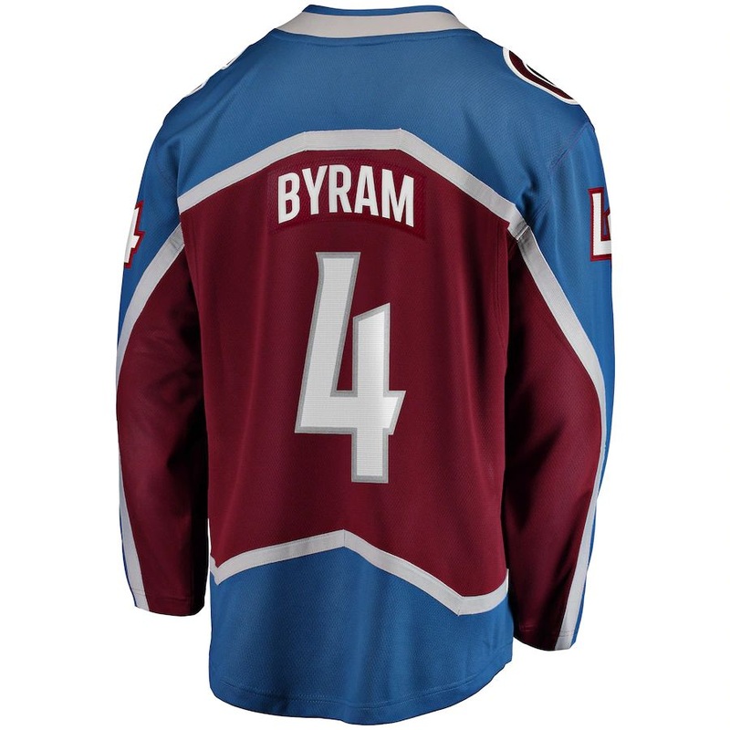 C.Avalanche #4 Bowen Byram Fanatics Branded Home Breakaway Player Jersey  Burgundy Stitched American Hockey Jerseys