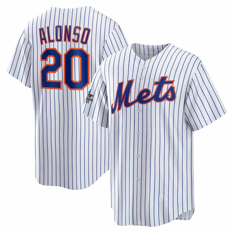 New York Mets #20 Pete Alonso 2025 All-Star Game Home Replica Player Jersey – White Stitched Baseball Jersey