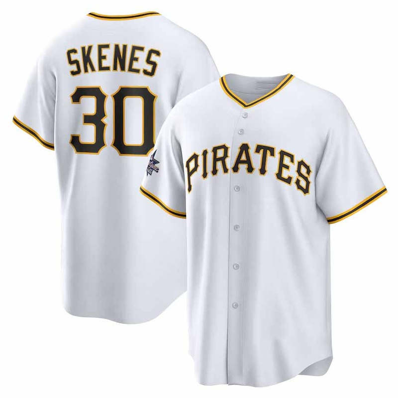 Pittsburgh Pirates #30 Paul Skenes 2025 All-Star Game Home Replica Player Jersey – White Stitched Baseball Jersey