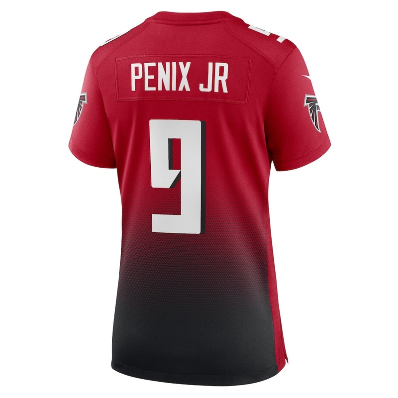 A.Falcons #9 Michael Penix Jr. Alternate Game Jersey – Red Stitched American Football Jerseys