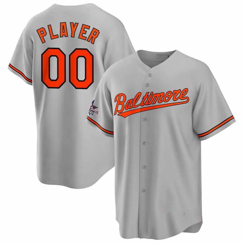 Custom Baltimore Orioles 2025 All-Star Game Away Pick-A-Player Replica Jersey – Gray Baseball Jerseys