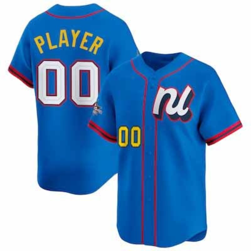 Custom National League 2025 All-Star Edition Pick-A-Player Limited Jersey – Blue Baseball Jerseys