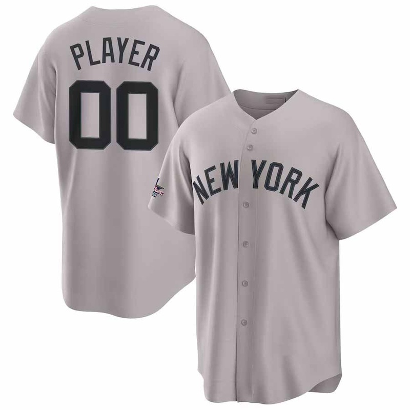 Custom New York Yankees 2025 All-Star Game Away Pick-A-Player Replica Jersey – Gray Baseball Jerseys