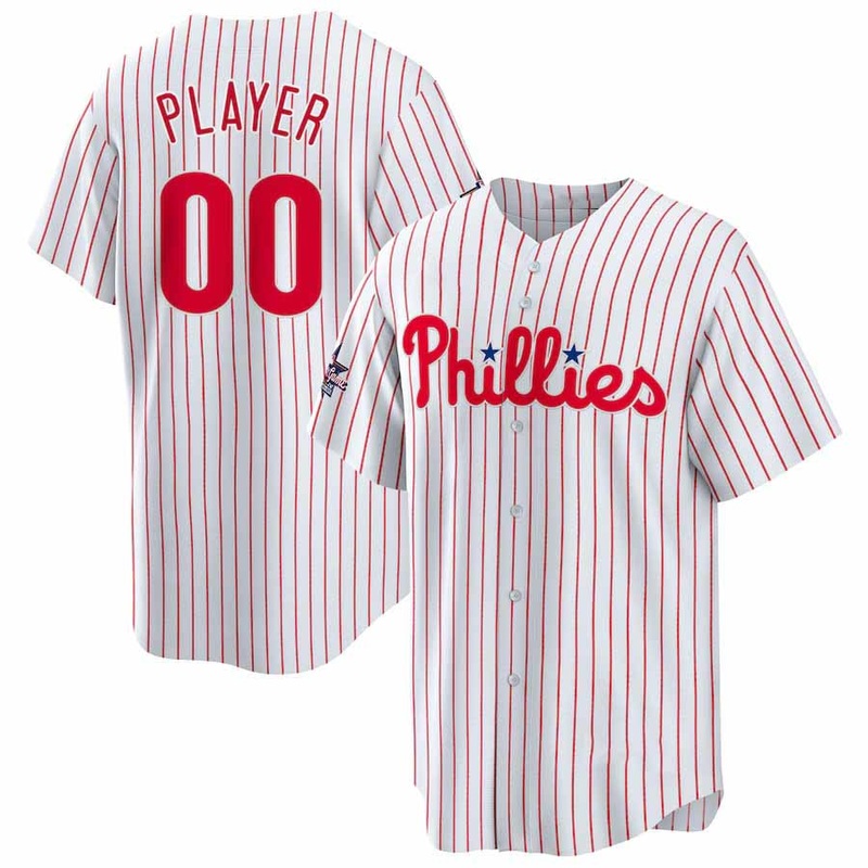 Custom Philadelphia Phillies 2025 All-Star Game Home Pick-A-Player Replica Jersey – White Baseball Jerseys