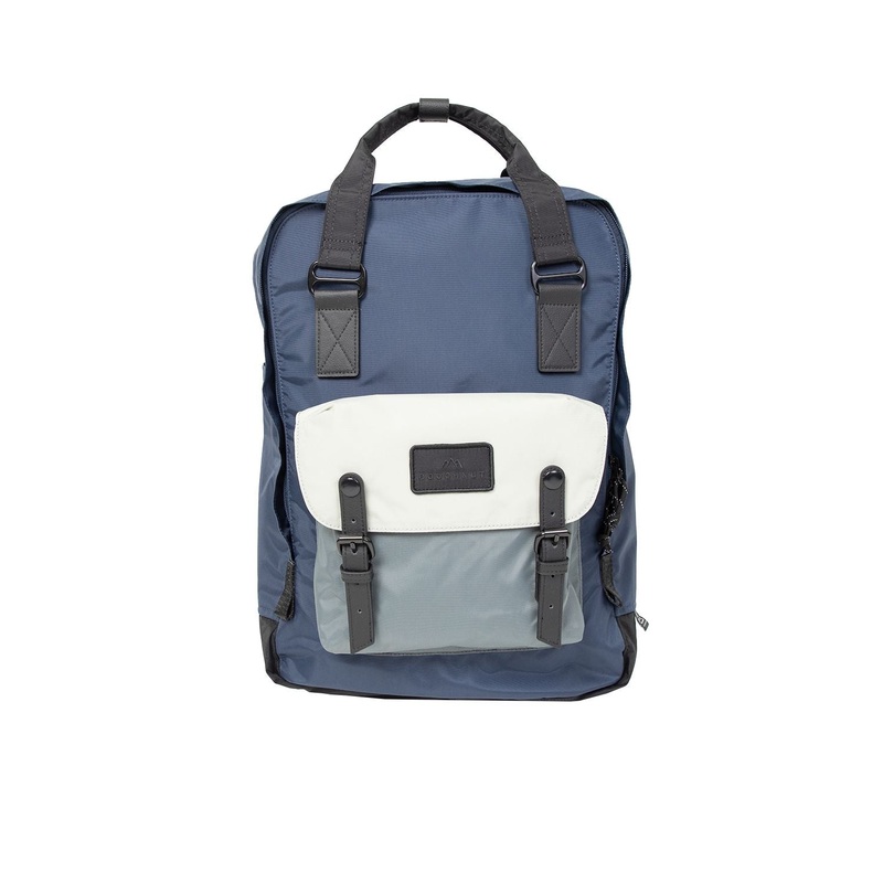 Doughnut Macaroon Large Go Wild Series Backpack –  Navy X Grey