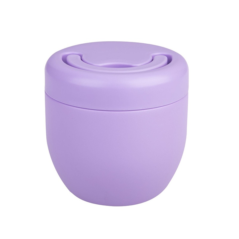 Oasis Stainless Steel Insulated Food Container with Handle 470ML – Lavender