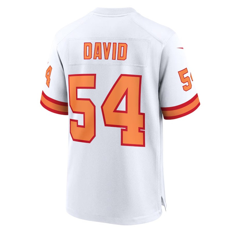 TB.Buccaneers #54 Lavonte David ’76 White 50th Season Game American Football Jerseys