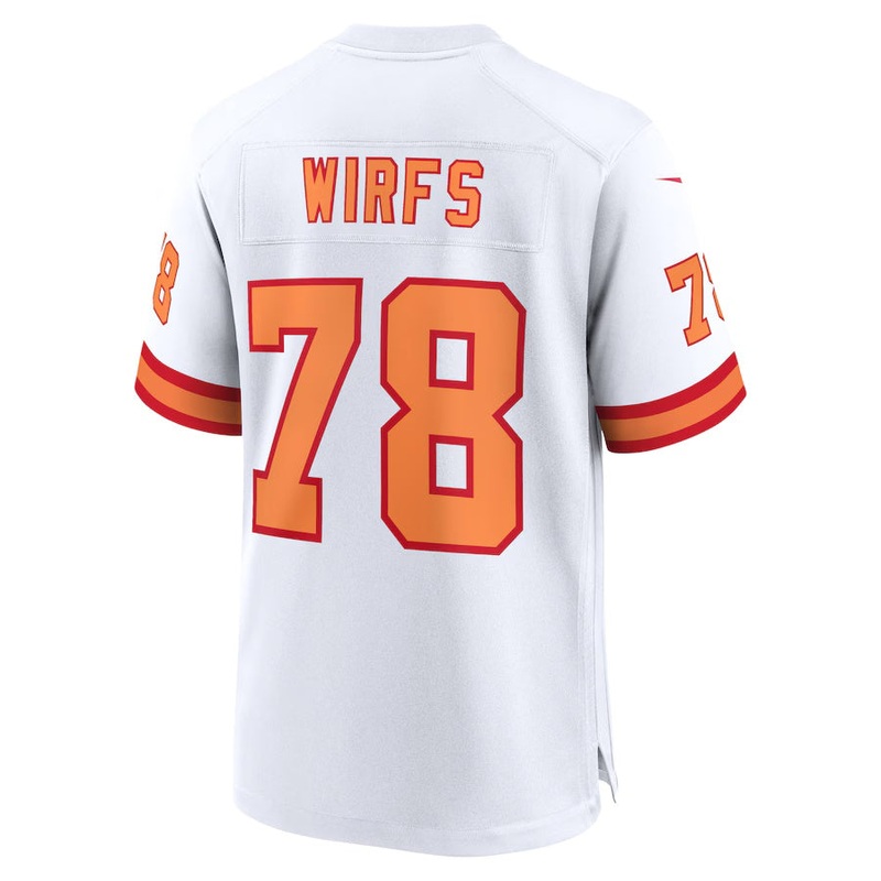 TB.Buccaneers #78 Tristan Wirfs ’76 White 50th Season Game American Football Jerseys