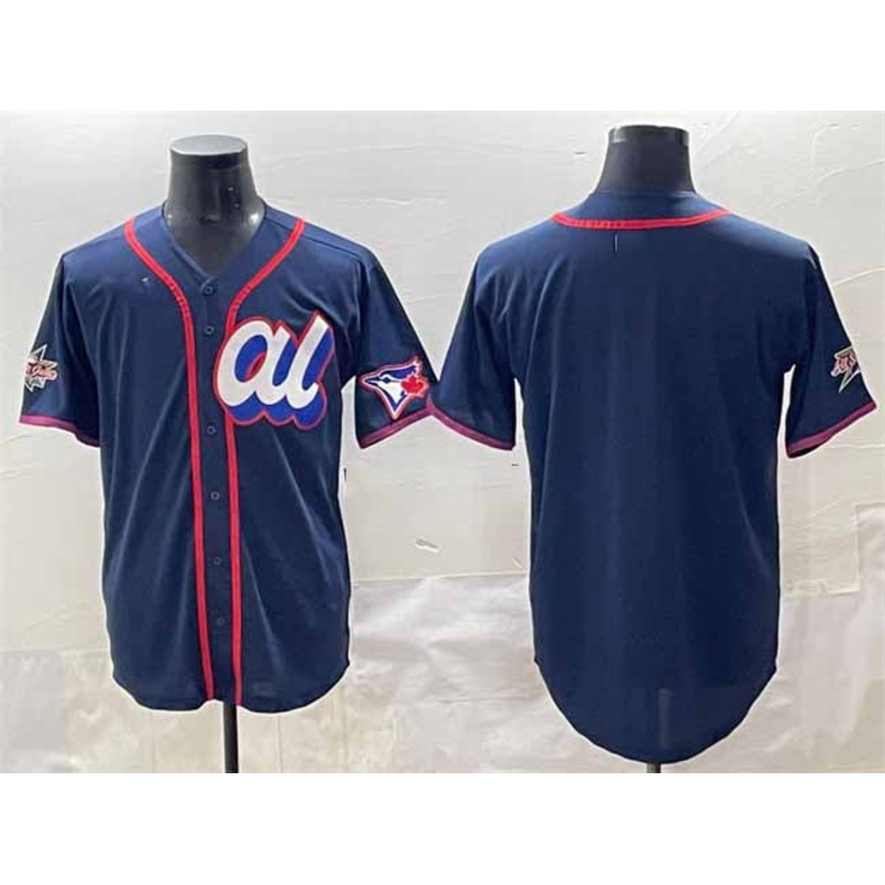 Toronto Blue Jays American League Blank Navy 2025 All-Star Edition Limited Stitched Baseball Jersey