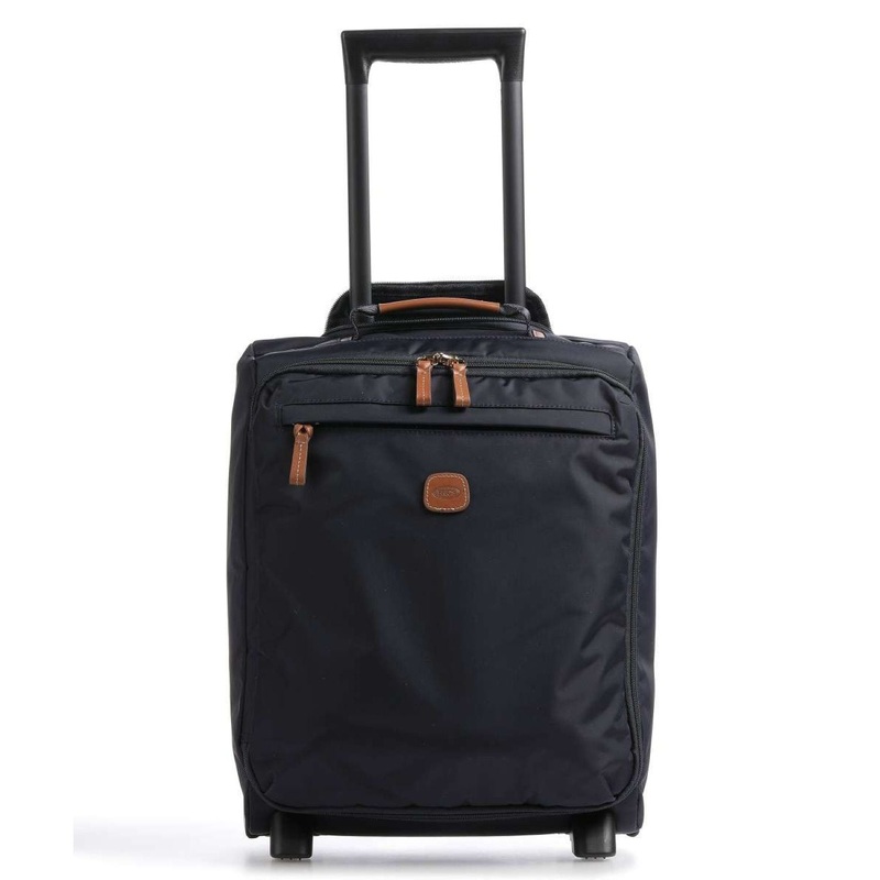 Bric’s X-Travel 17.5 Underseat Trolley Luggage With Front Access Opening (Ocean Blue)