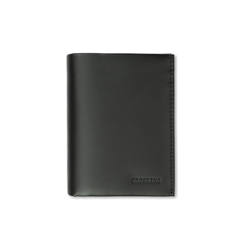 Crossing Sydney Short Leather Wallet With Coin Pouch – Black
