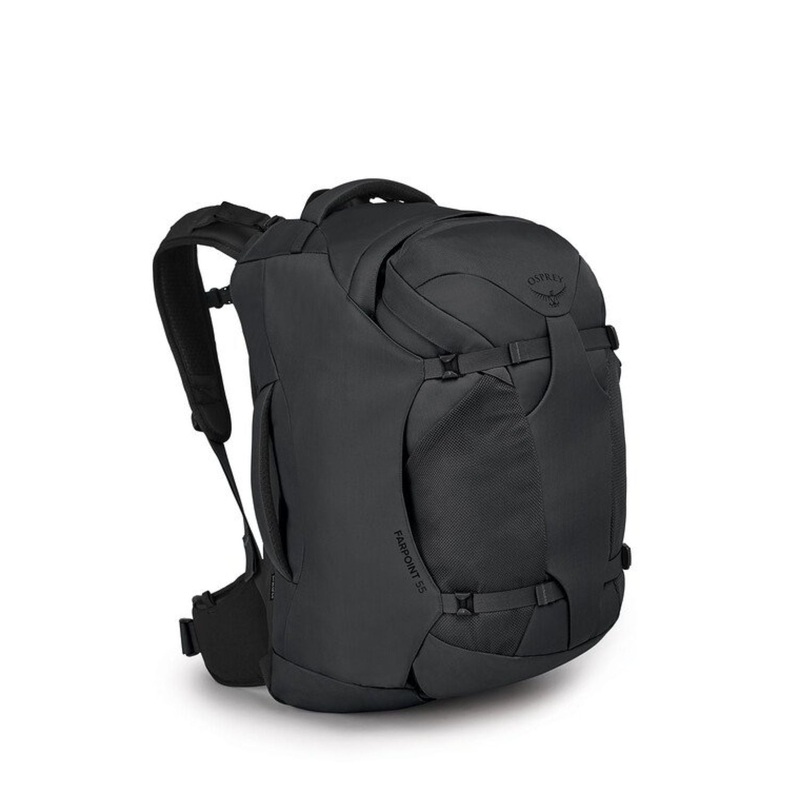 Osprey Farpoint 55 Backpack O/S – Men’s Travel Pack (Tunnel Vision Grey)