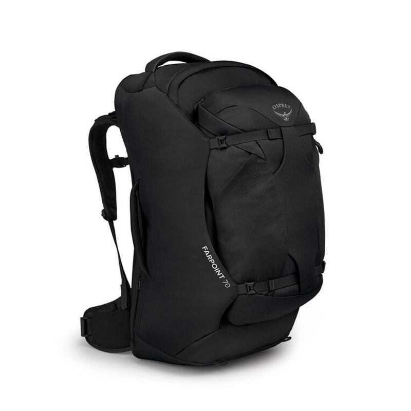 Osprey Farpoint 70 Backpack O/S – Men’s Travel Pack (Black)