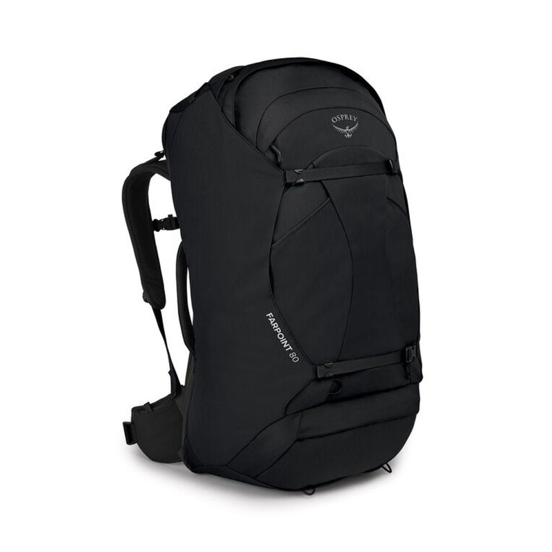 Osprey Farpoint 80 Backpack O/S – Men’s Travel Pack (Black)
