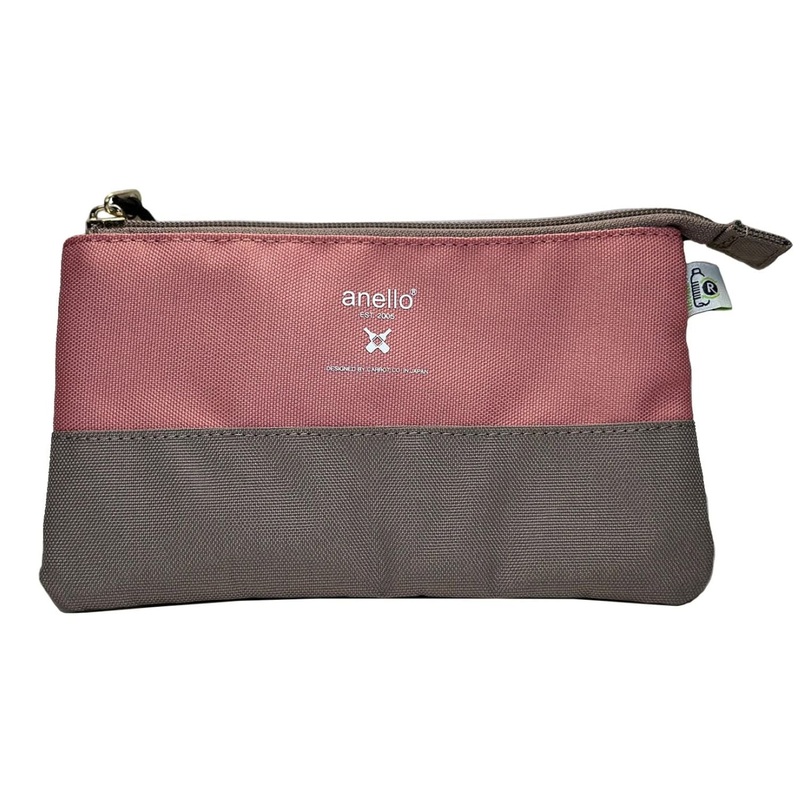 Anello Cross Bottle Pouch (Pink Beige)