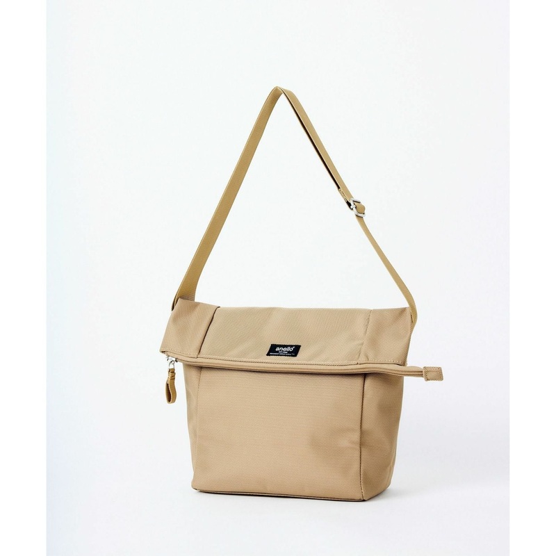 Anello Parcel Mini Shoulder Bag (Beige)