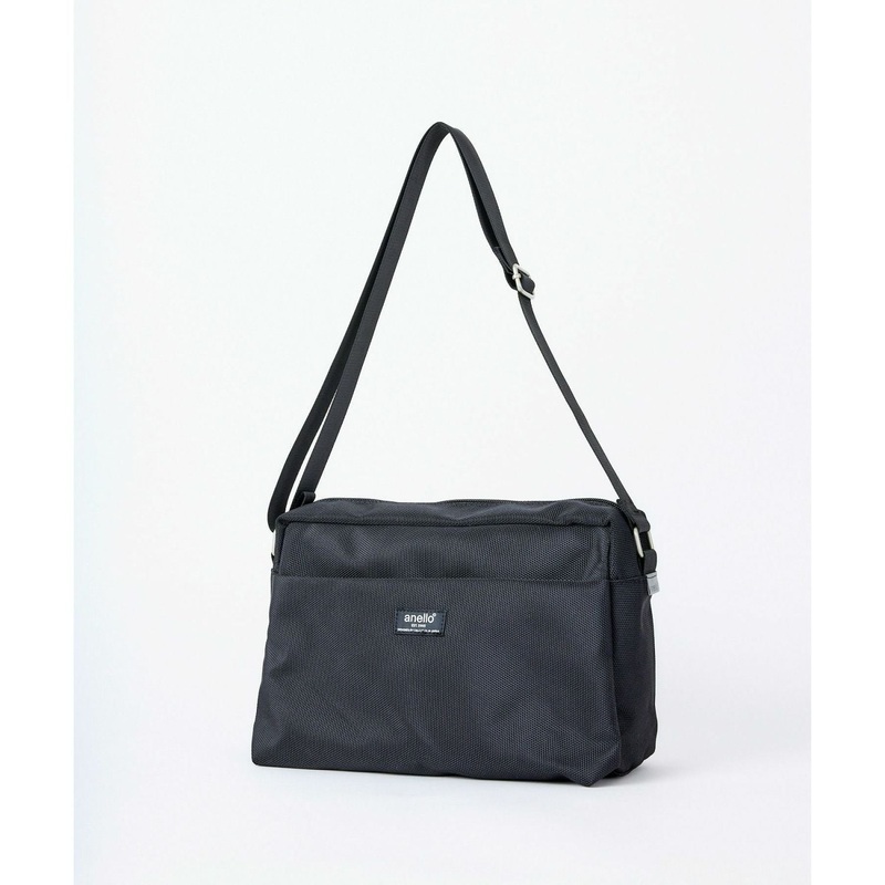 Anello Parcel Shoulder Bag (Black)